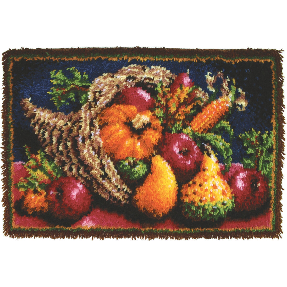 Classics Latch Hook Kit 20X30 Country Harvest