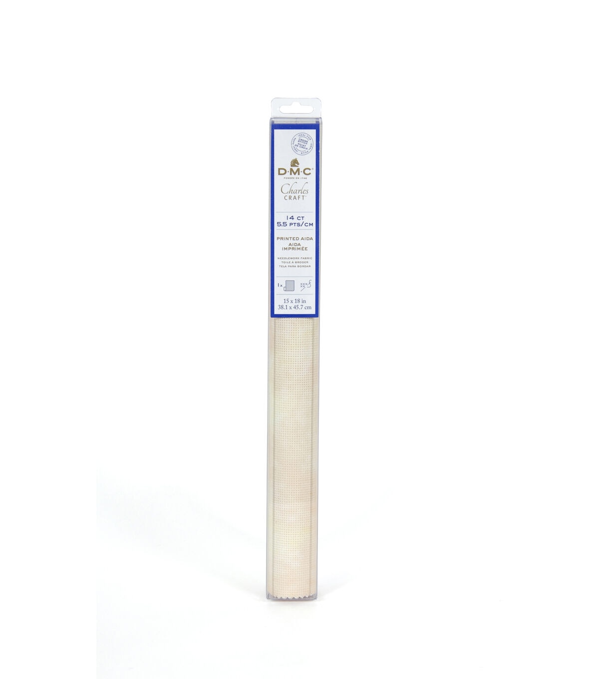 DMC 15 x 18 Sand Storm Aida 14 Count Cross Stitch Fabric