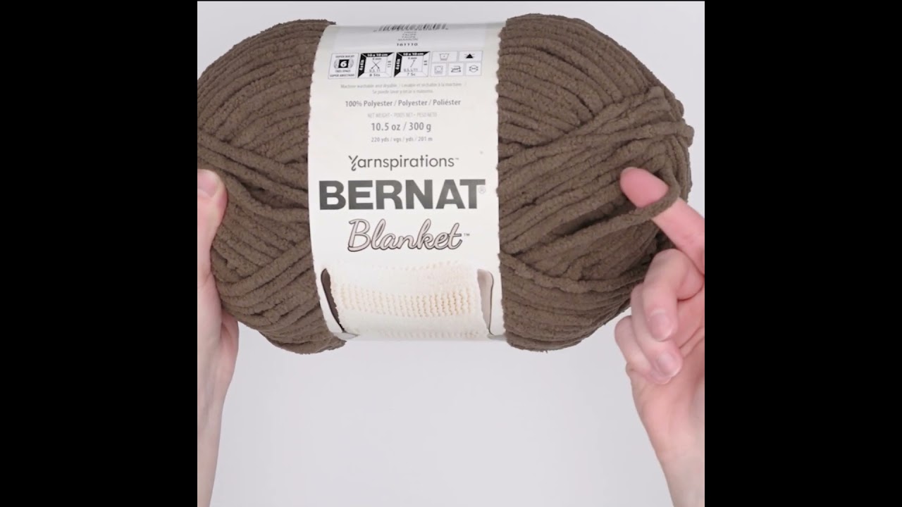 Bernat Blanket 220yds Super Bulky Polyester Yarn 2 Bundle