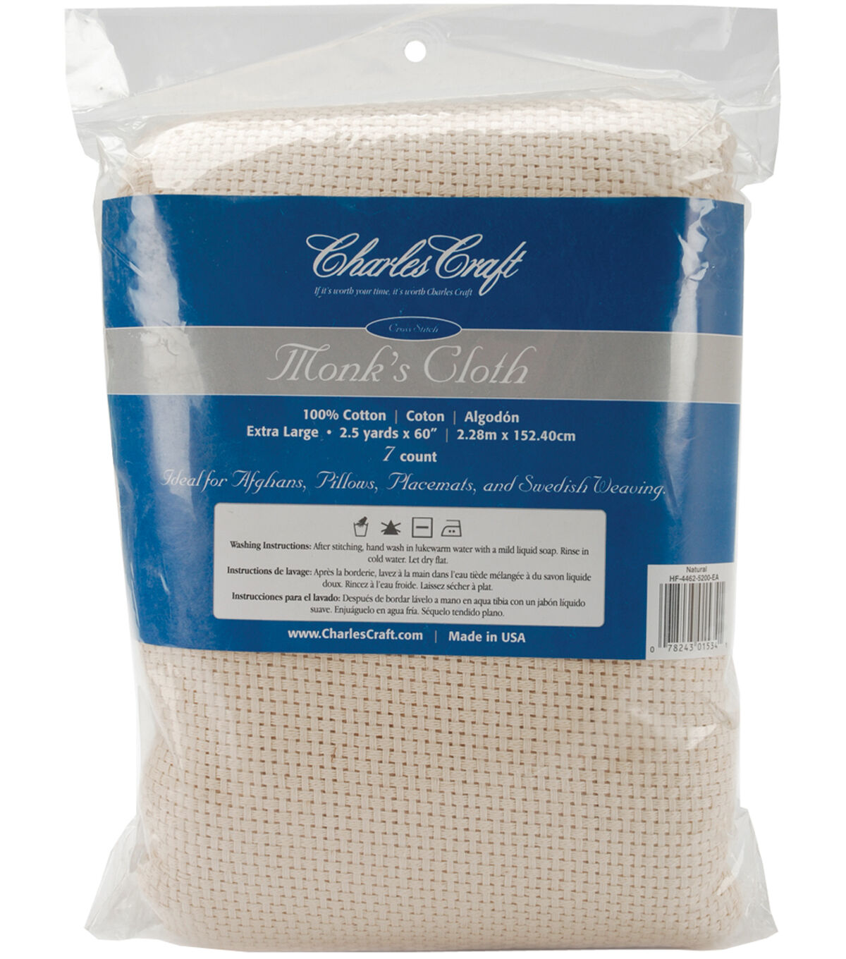 Charles Craft 60 x 2.5yd Afghan Embroidery Fabric