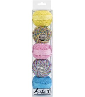 Handy Hands 210yds Lizbeth Specialty Pack Cordonnet Cotton Thread 5ct