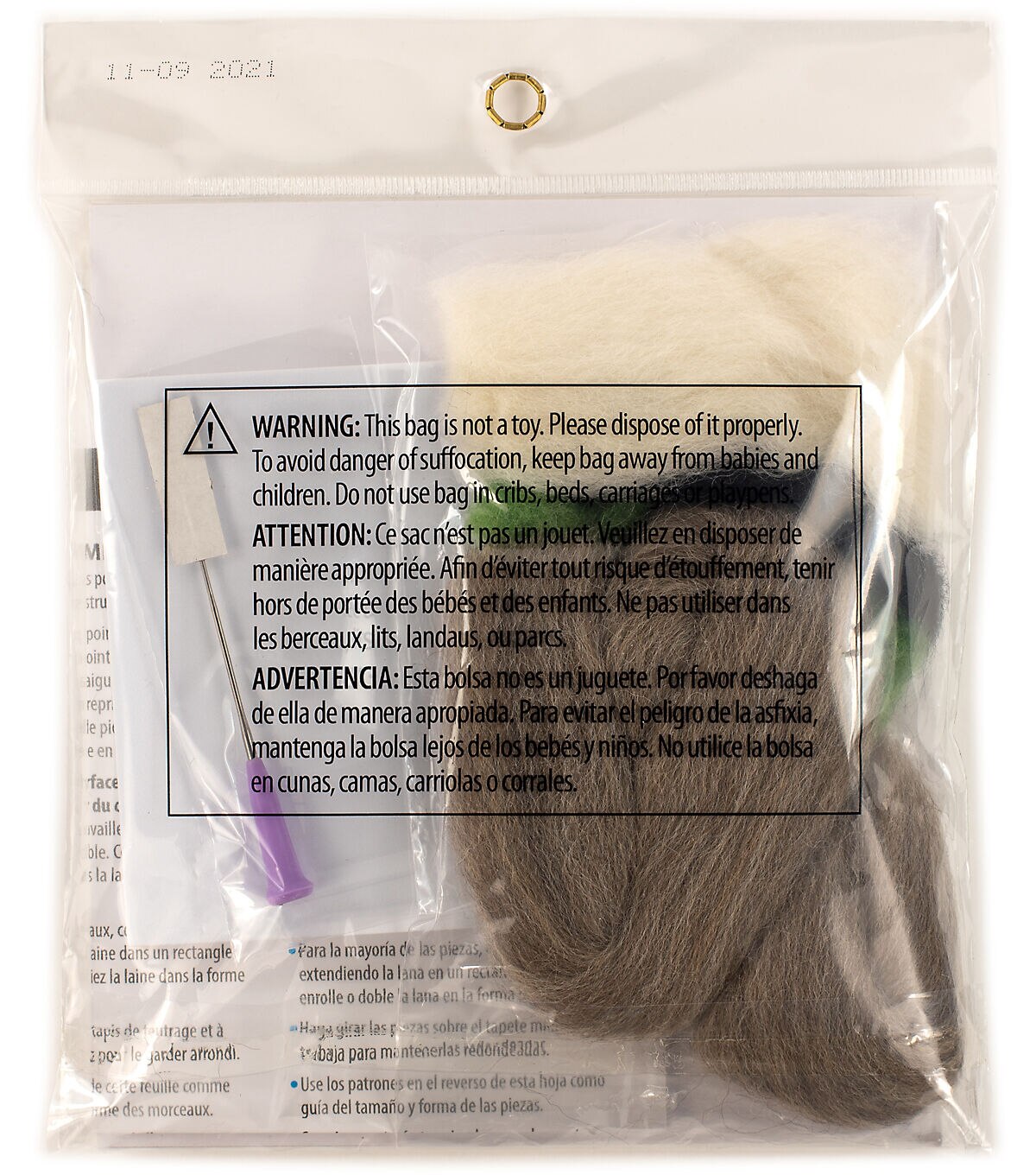 Dimensions 3.5 Koala Wool Roving Needle Felting Kit