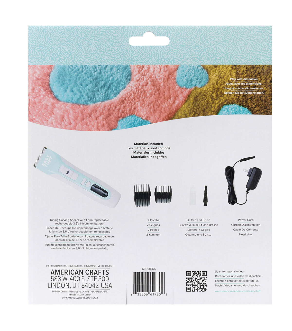 We R Memory Keepers Easytuft Rug Tufting Carving Shears