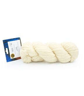 Lion Brand Fishermen's Wool Ready To Dye Hank Natural Yarn