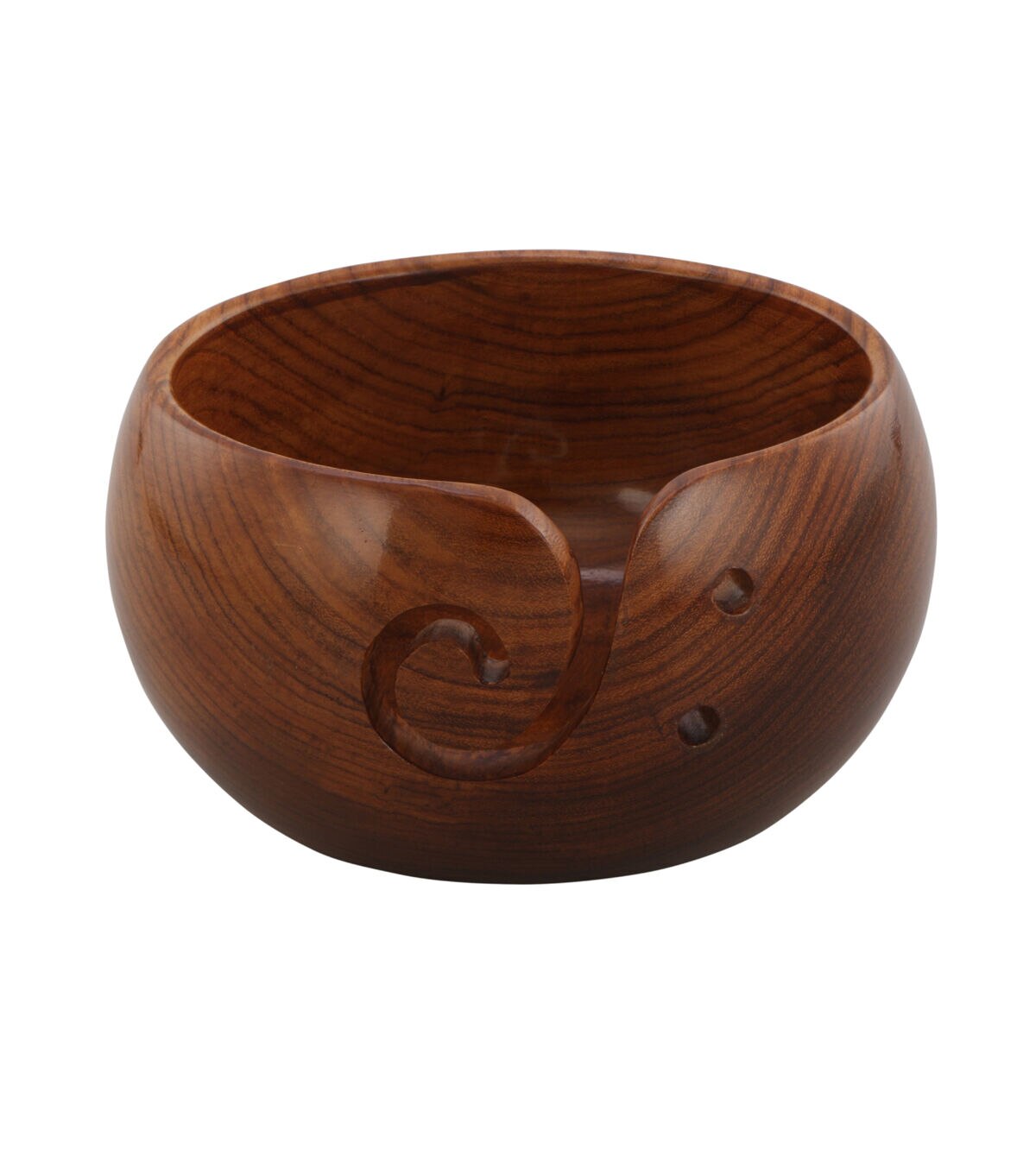 6 Sheesham Wood Yarn Bowl 6x3.50 by K+C