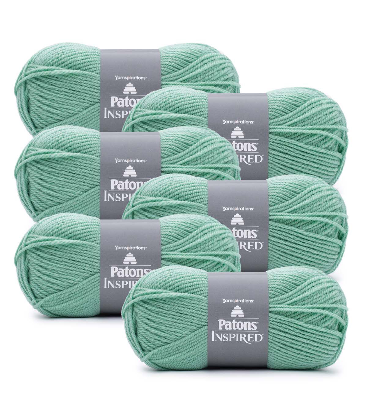 Patons Inspired 222yds Bulky Acrylic Yarn 6 Bundle