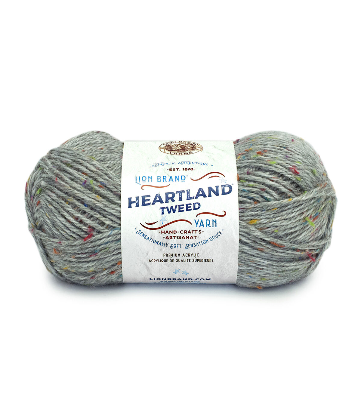 Lion Brand Heartland Tweed 200yds Worsted Acrylic Yarn