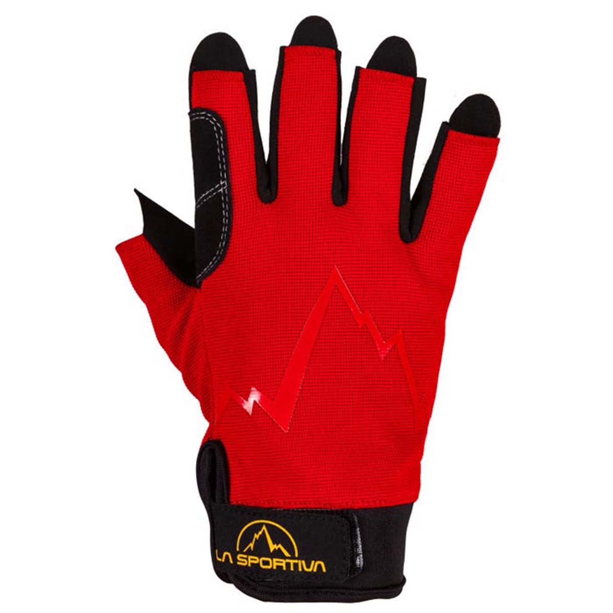 Ferrata Mens Climbing Gloves Red