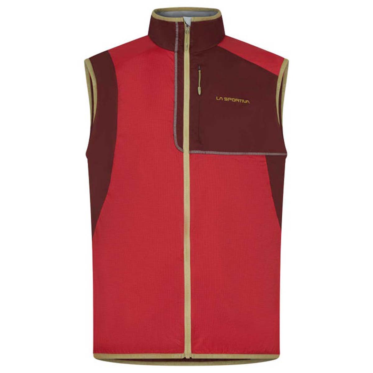 Latitude Mens Running Vest Red