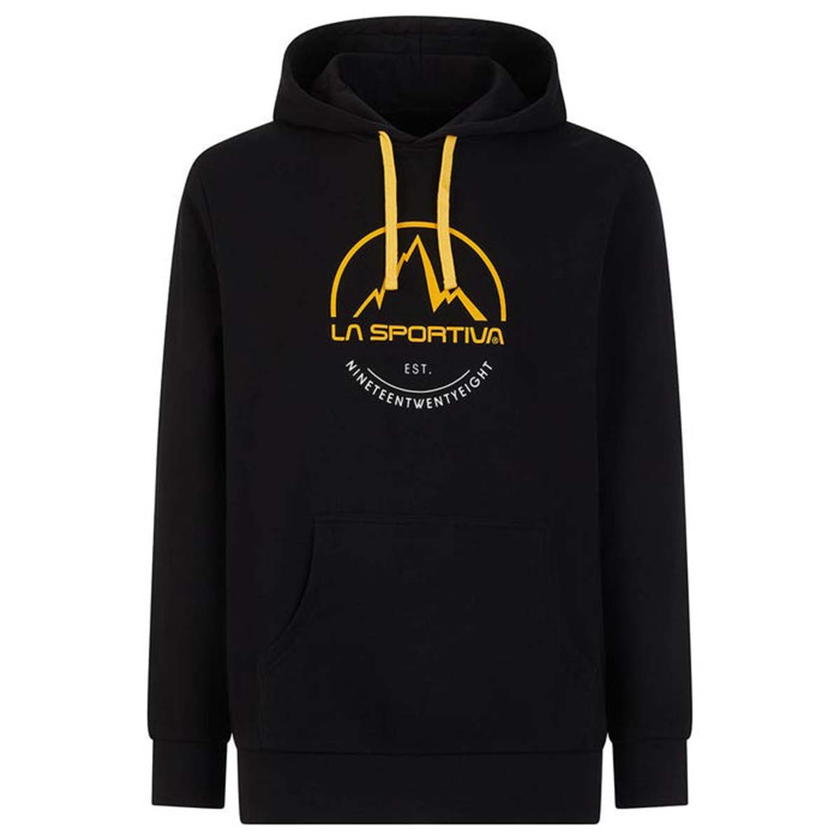 Logo Mens Climbing Hoodie Black