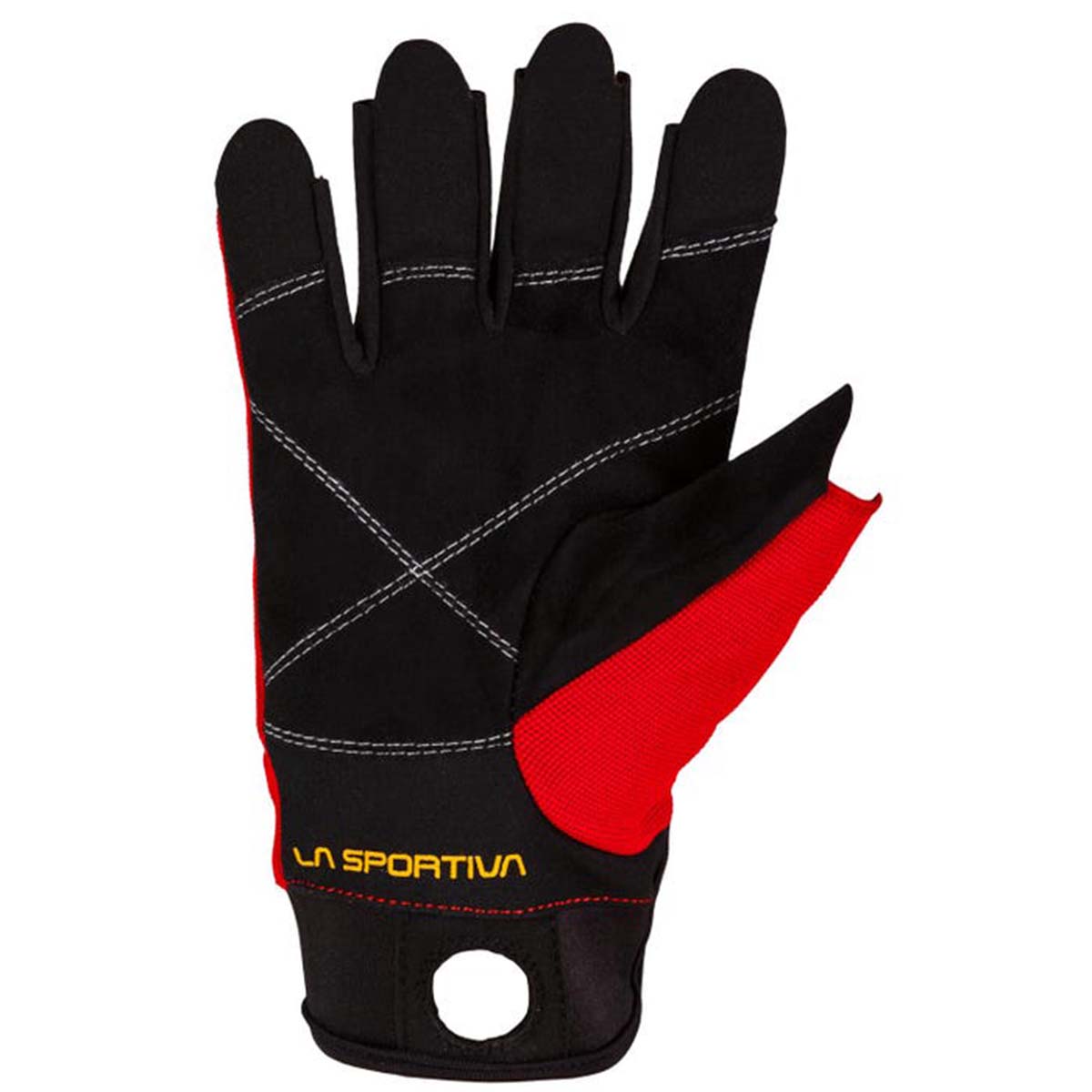 Ferrata Womens Climbing Gloves Red