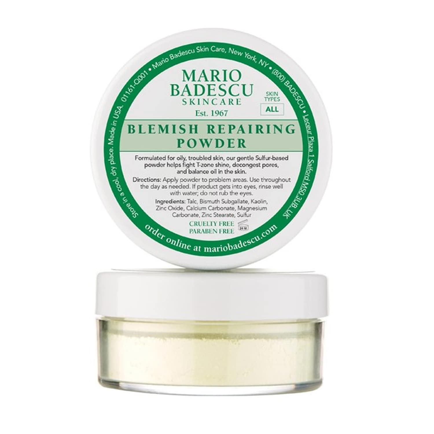 Blemish repairing powder - Polvo reparador de granos