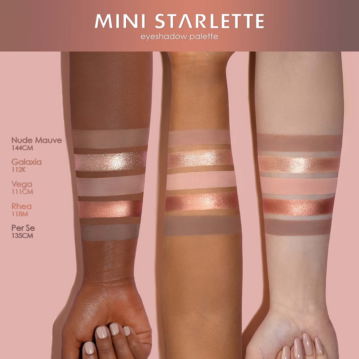 Mini Starlette Palette - Paleta de sombras de ojos