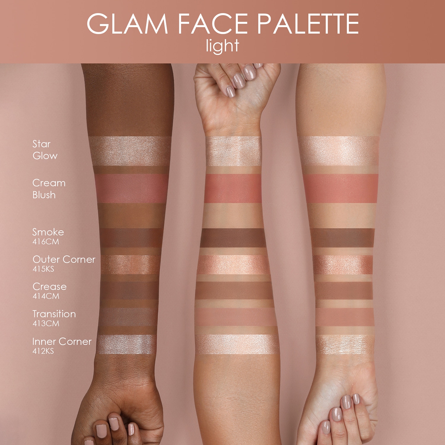 Glam Face palette - Paleta maquillaje