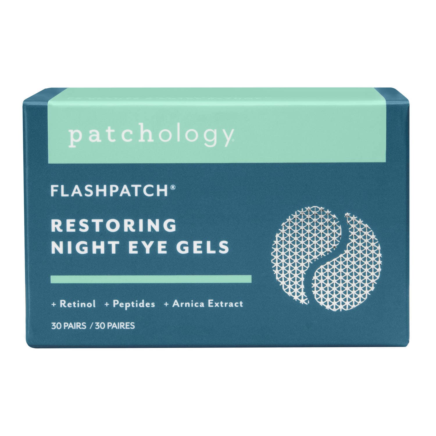 FlashPatch PM Eye Gels - 30 pares por tarro