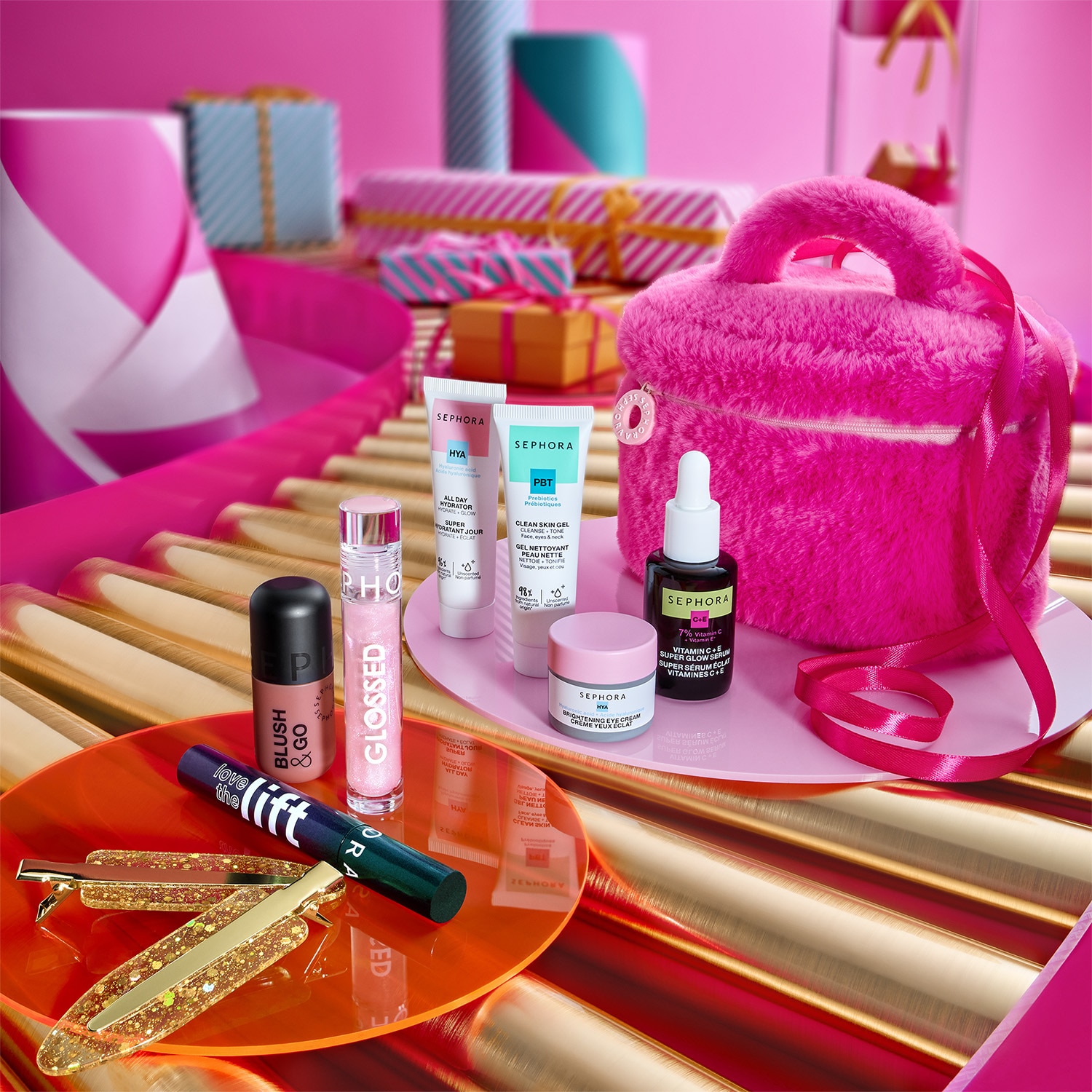 Las grandes sorpresas festivas - Neceser con 8 esenciales de belleza