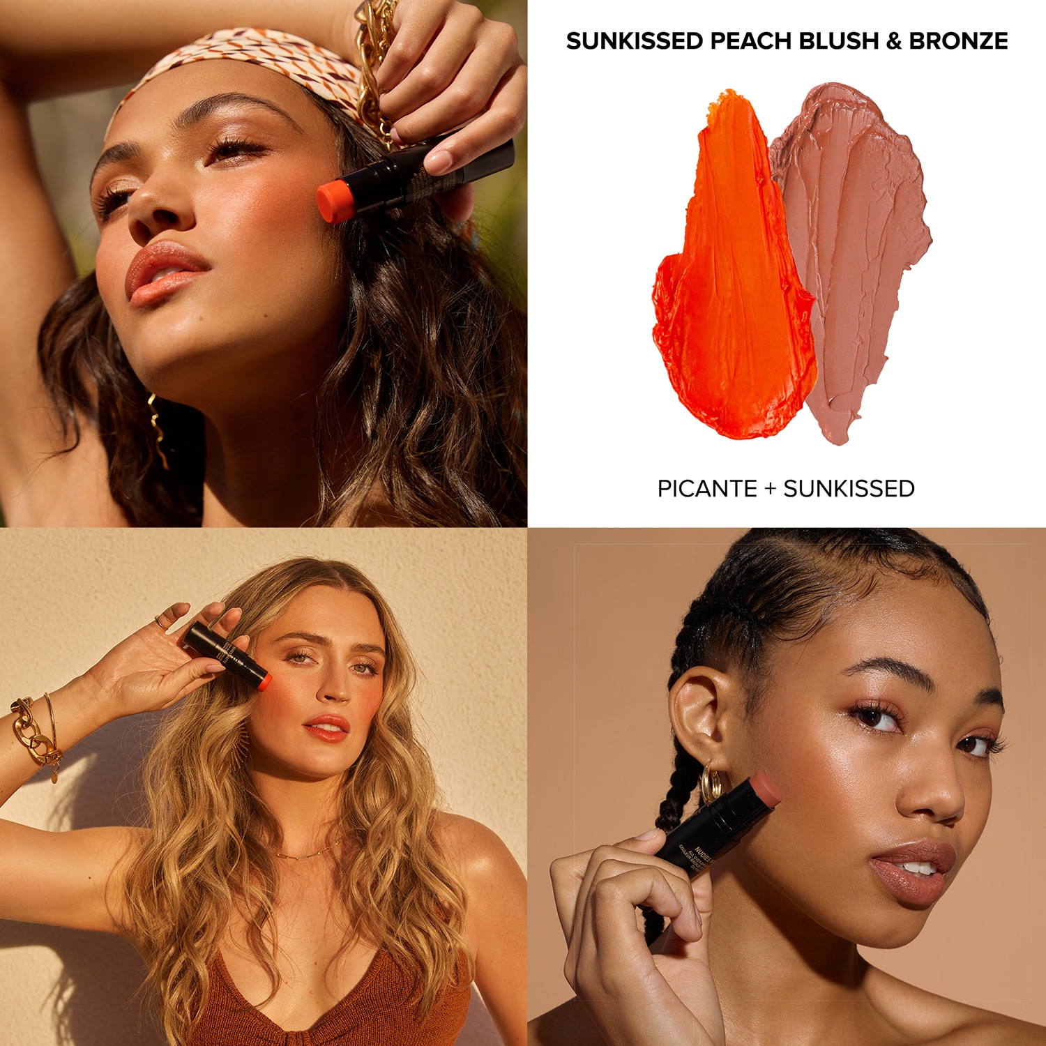 Sunkissed Peach Blush and Bronze 2-Piece Kit - Estuche maquillaje rostro