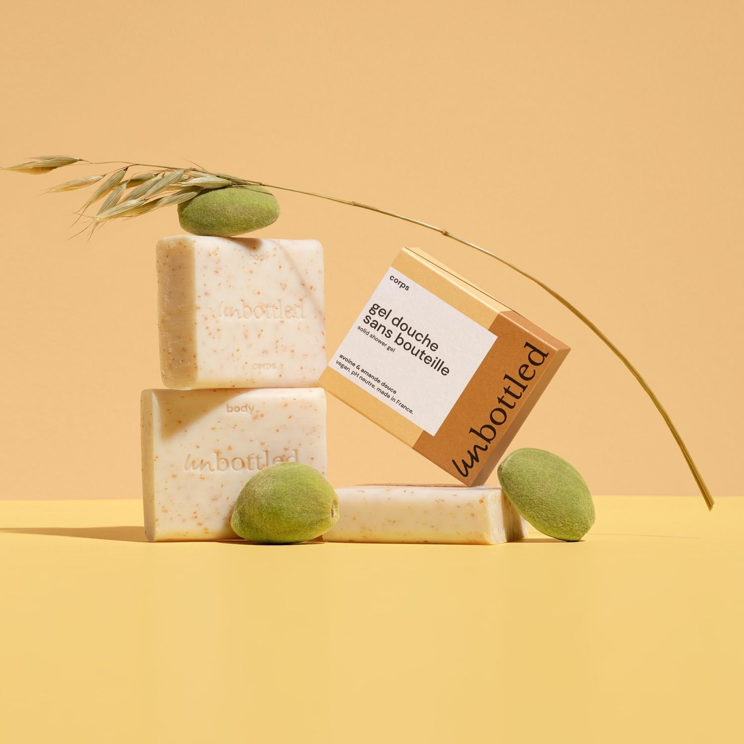 Gel ducha  Avoine & Amande Douce - Jab&oacute;n de cuerpo