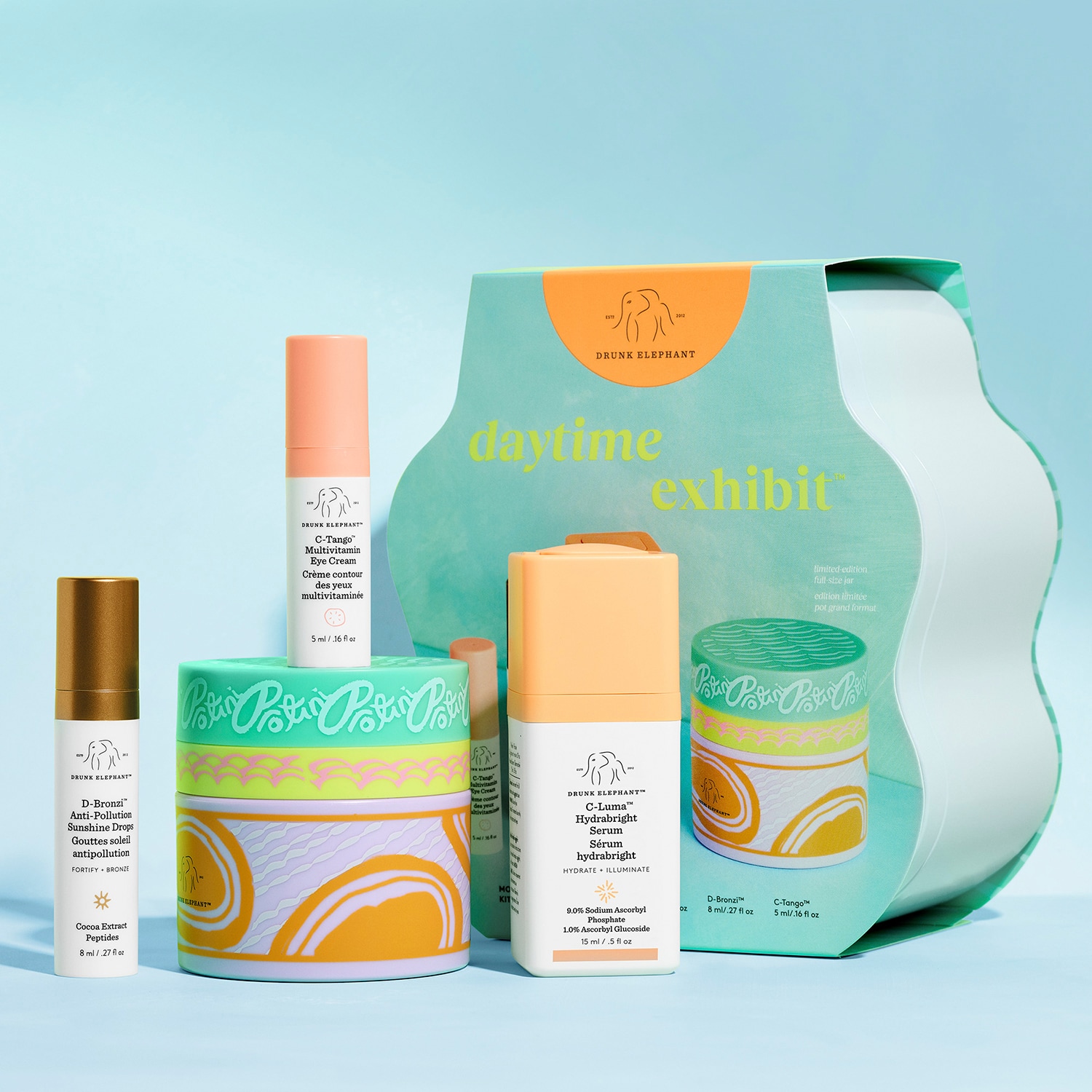 Daytime Exhibit Morning Kit - Estuche de cuidado de la piel de d&iacute;a