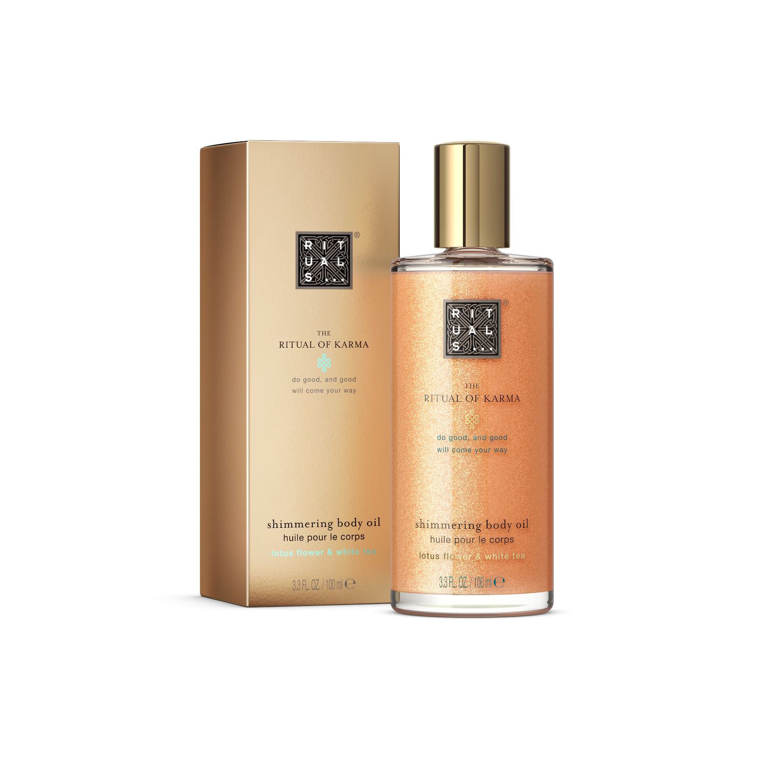 The Ritual of Karma Shimmering Body Oil - Aceite corporal iluminador