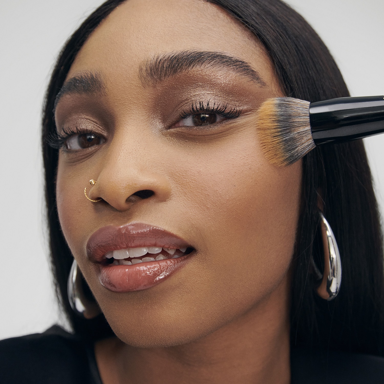 Brocha Profesional - Para maquillaje l&iacute;quido y en crema n&ordm; 64