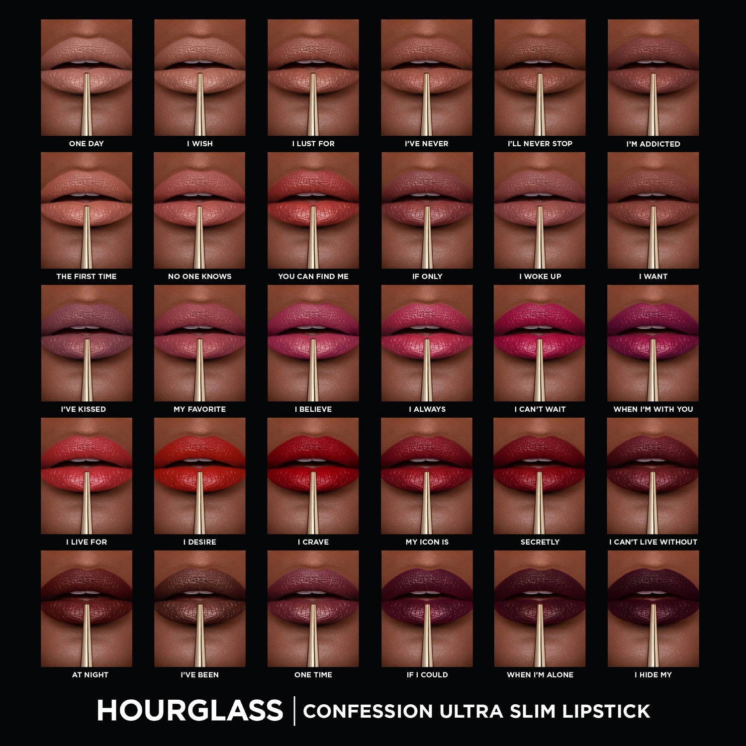 Confession - Barra de labios ultrafina de alta intensidad recargable