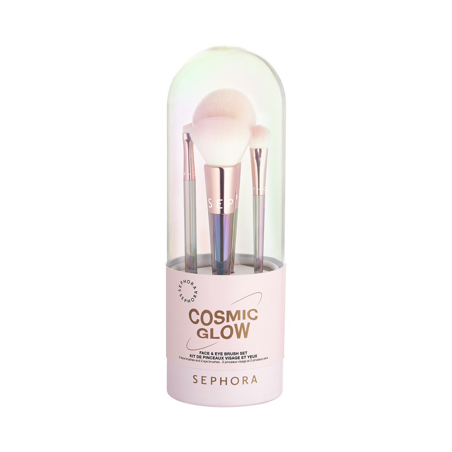 Kit De Pinceles Rostro Y Ojos Cosmic Glow - Kit de pinceles rotros y ojos