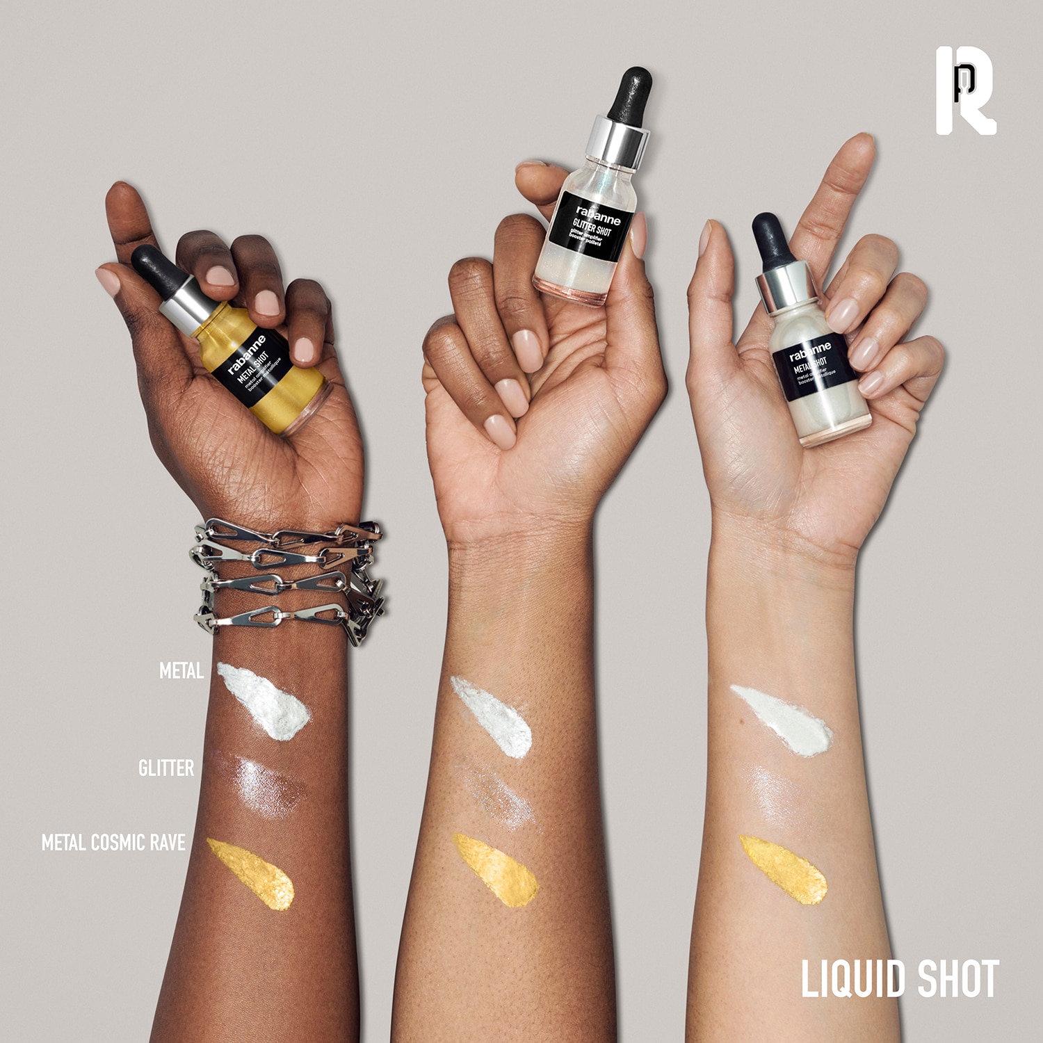 Metal Shot - Iluminador L&iacute;quido Multiusos Efecto Met&aacute;lico