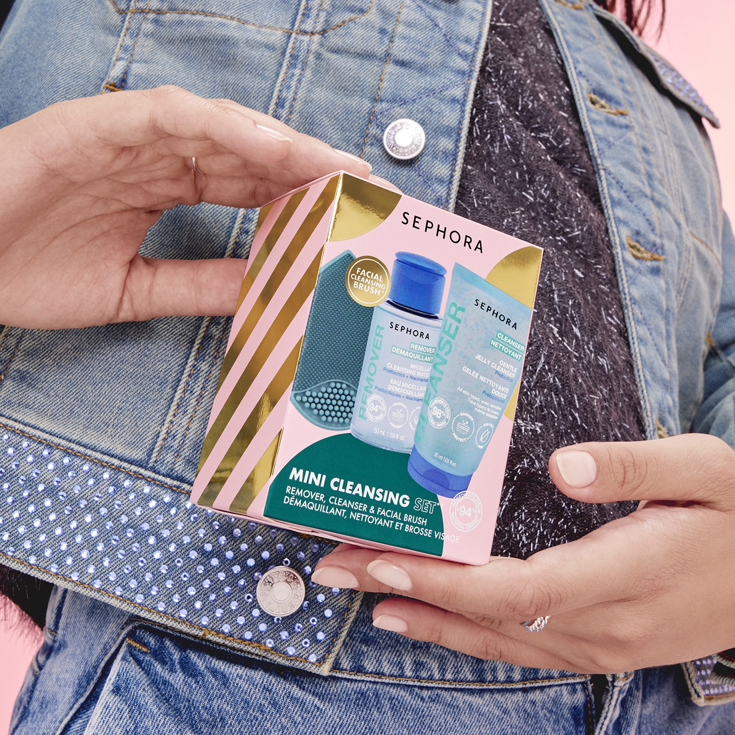 Mini kit de limpieza facial - Estuche + 1 accesorio