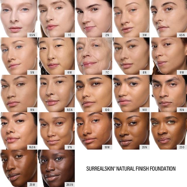 SurrealSkin&trade; Natural Finish Foundation - Base de maquillaje natural l&iacute;quida
