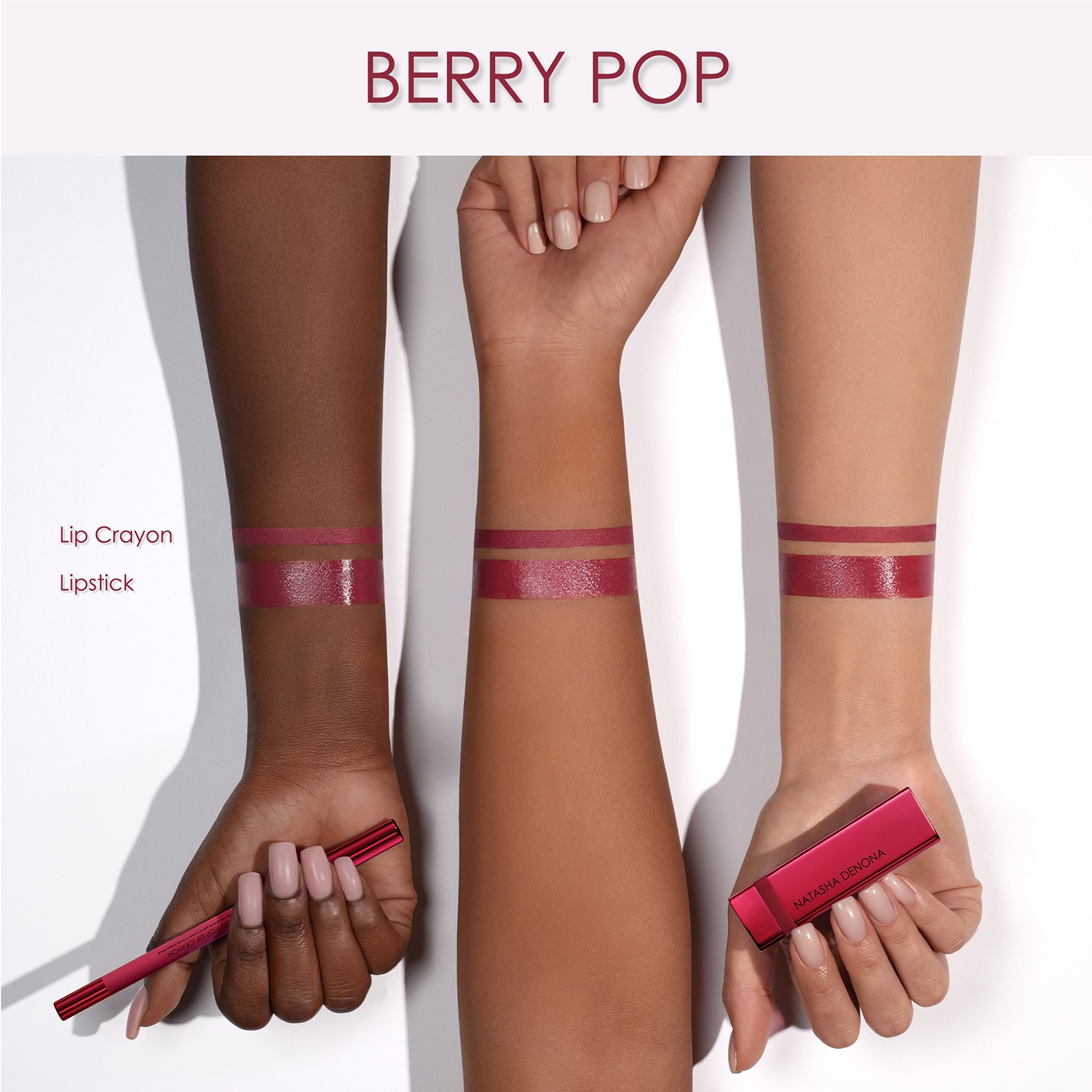 Berry Pop lipstick - L&aacute;piz de labios hidratante voluptuoso y cremoso