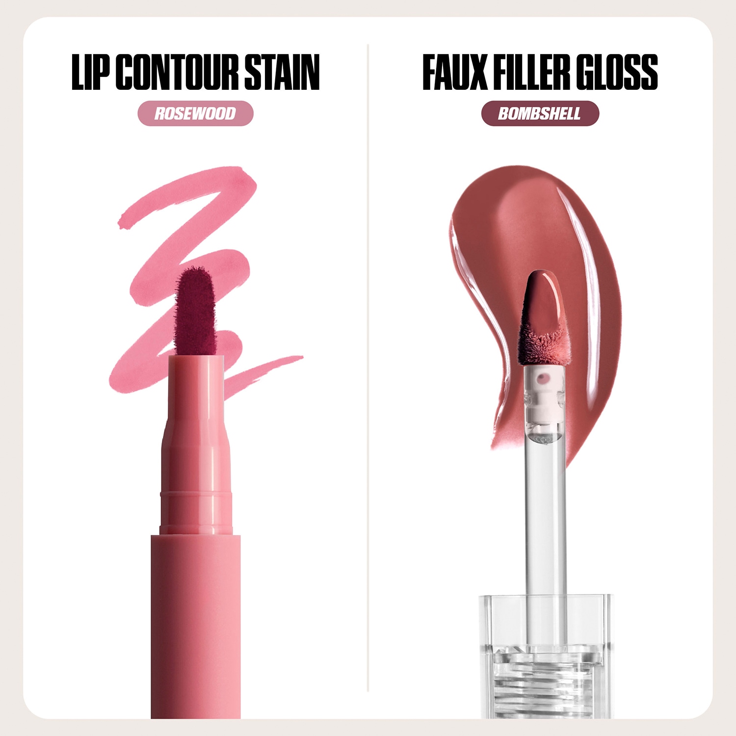 Makeout Sesh Lip Duo Rosy Nudes - Set para labios