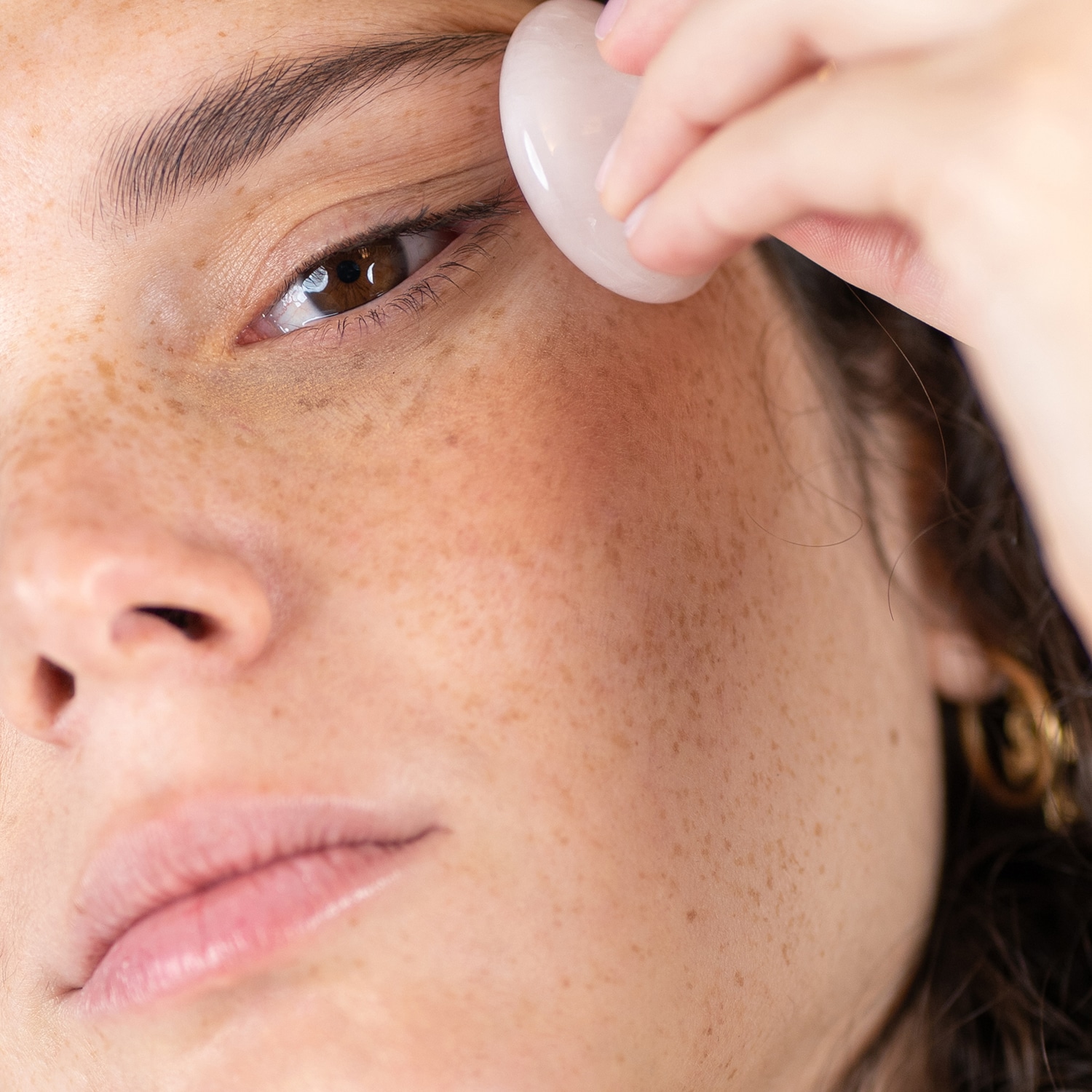 Mushroom Quartz - Accesorio de masaje para el contorno de ojos