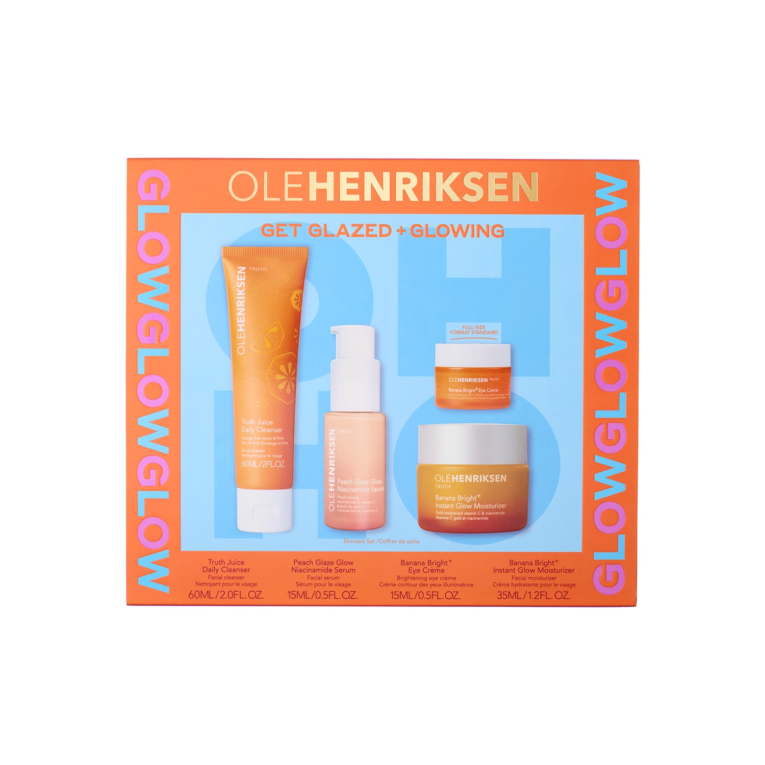 Holiday 2025 Get Glazed + Glowing Skincare - Estuche tratamiento para el rostro