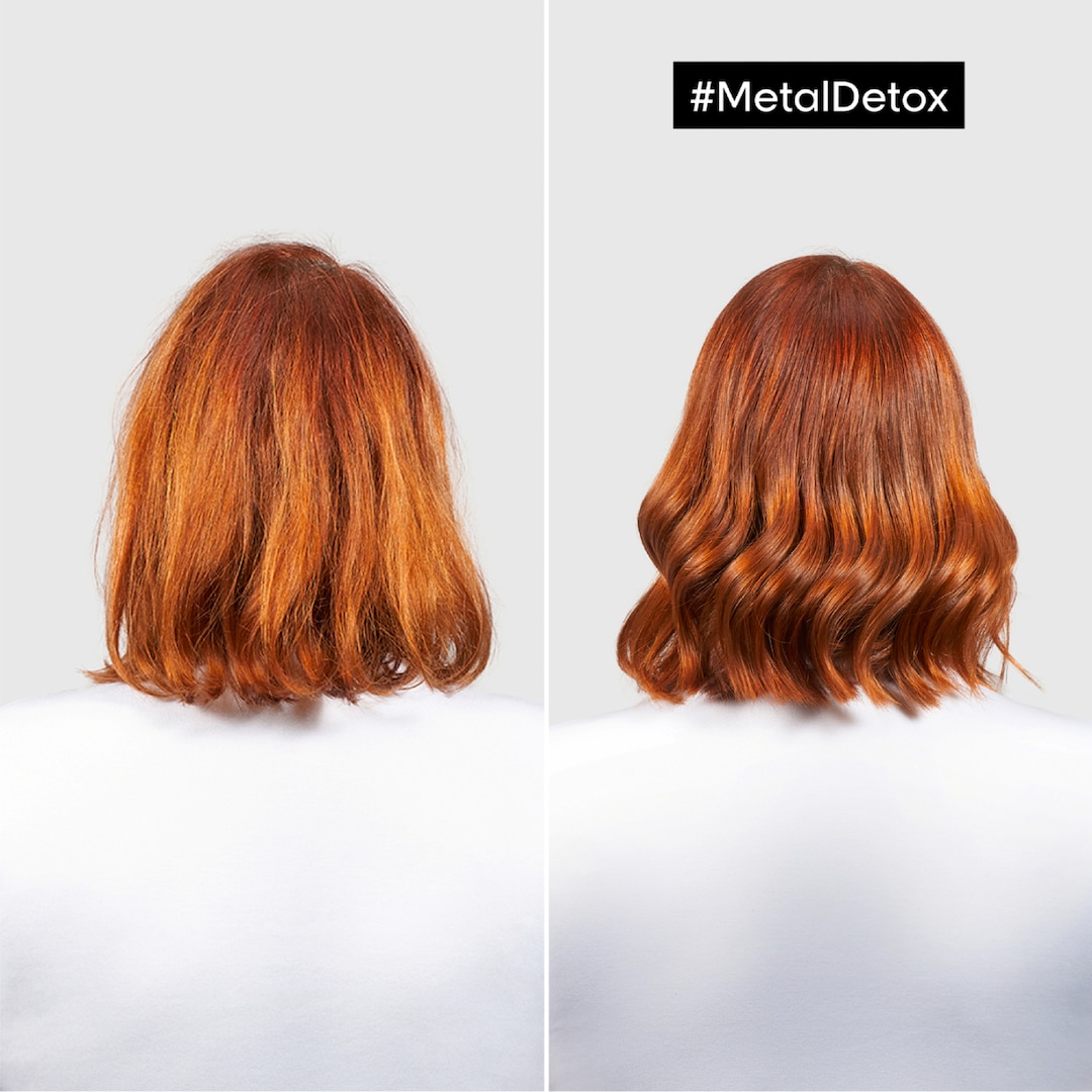 Crema sin aclarado altamente protectora anti-metal con filtro UV - Crema capilar