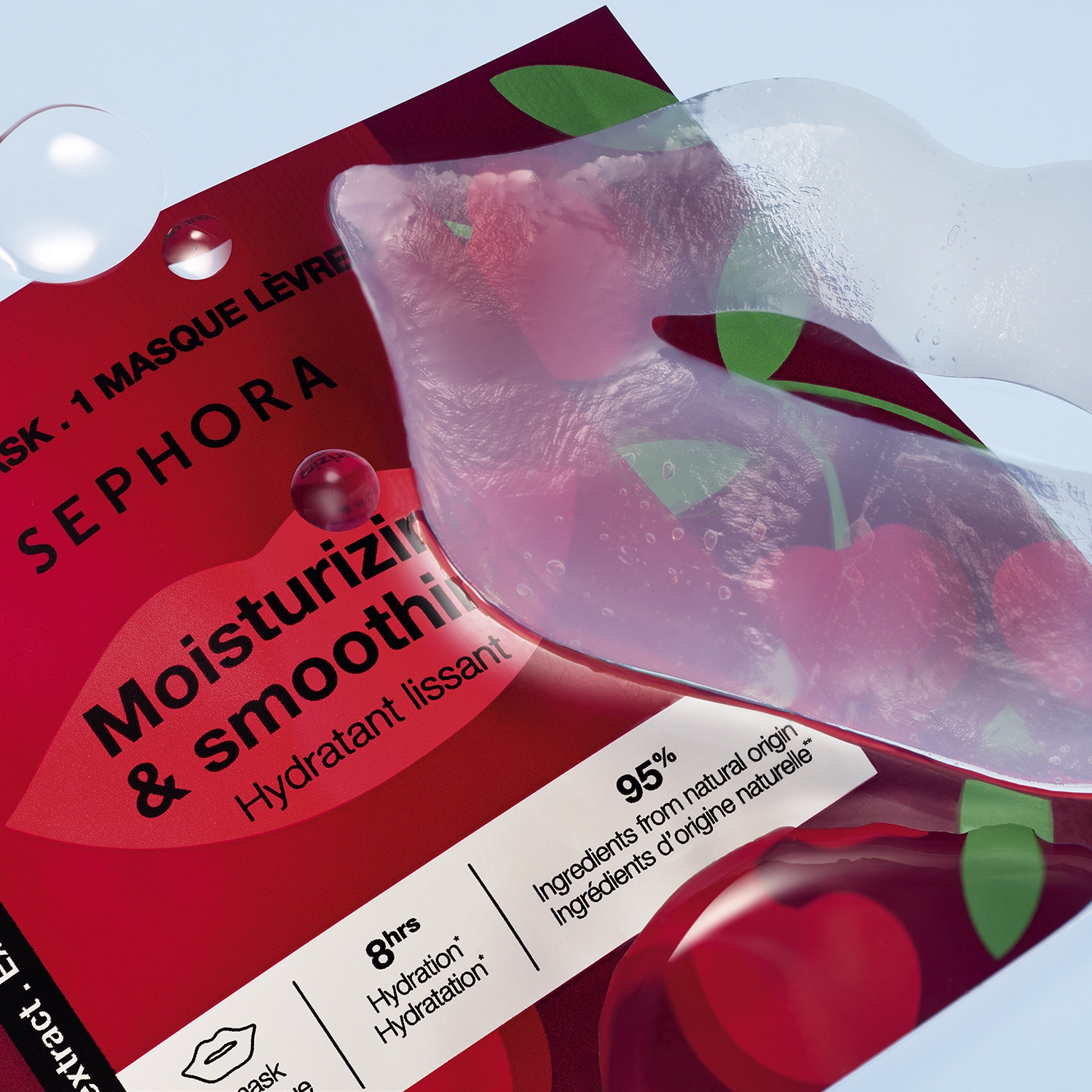 Tr&iacute;o de cuidado labial aroma a cereza - Kit de cuidado para labios