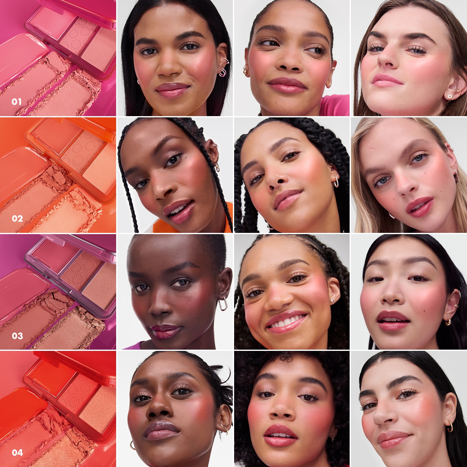 Paleta Blush Blush Blush - Tr&iacute;o de blush