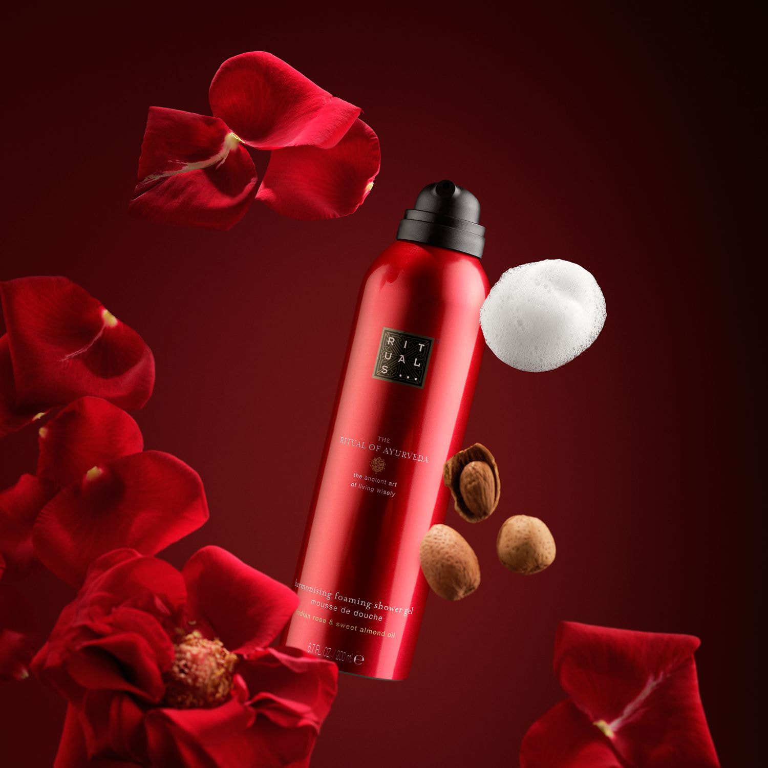 The Ritual of Ayurveda Foaming Shower Gel - Gel Ducha en mousse