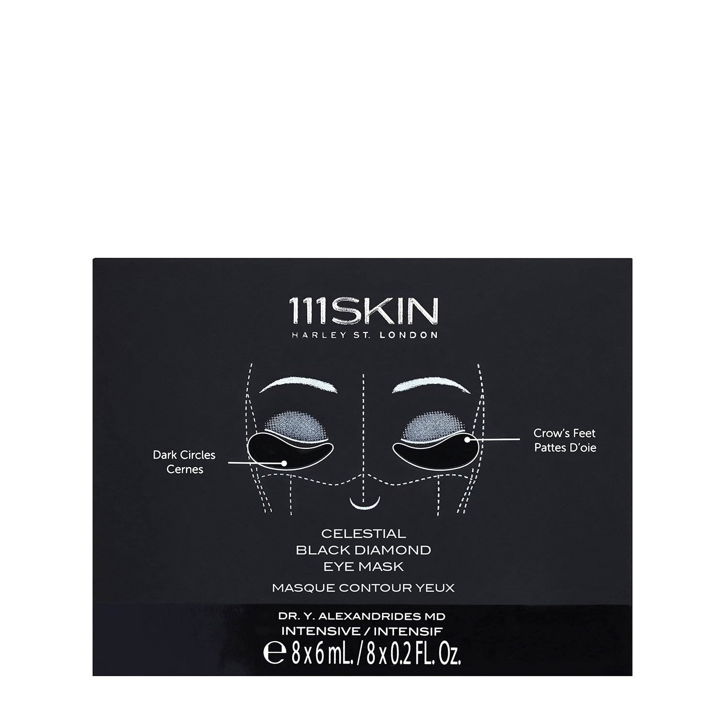 Celestial Black Diamond Eye Mask Box - Mascarilla