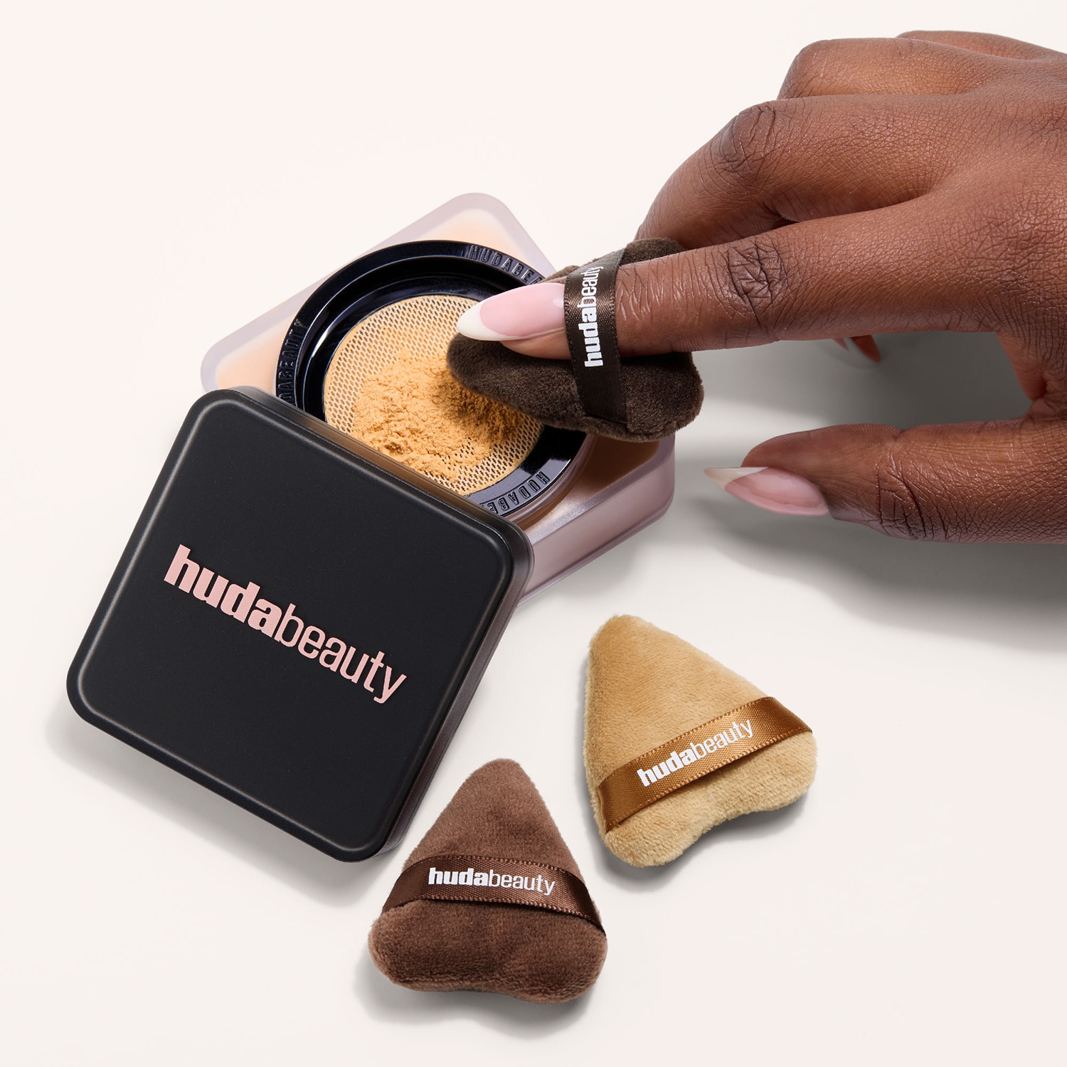 Mini Puffs Powder Puff Tr&iacute;o - Tr&iacute;o de Miniborlas