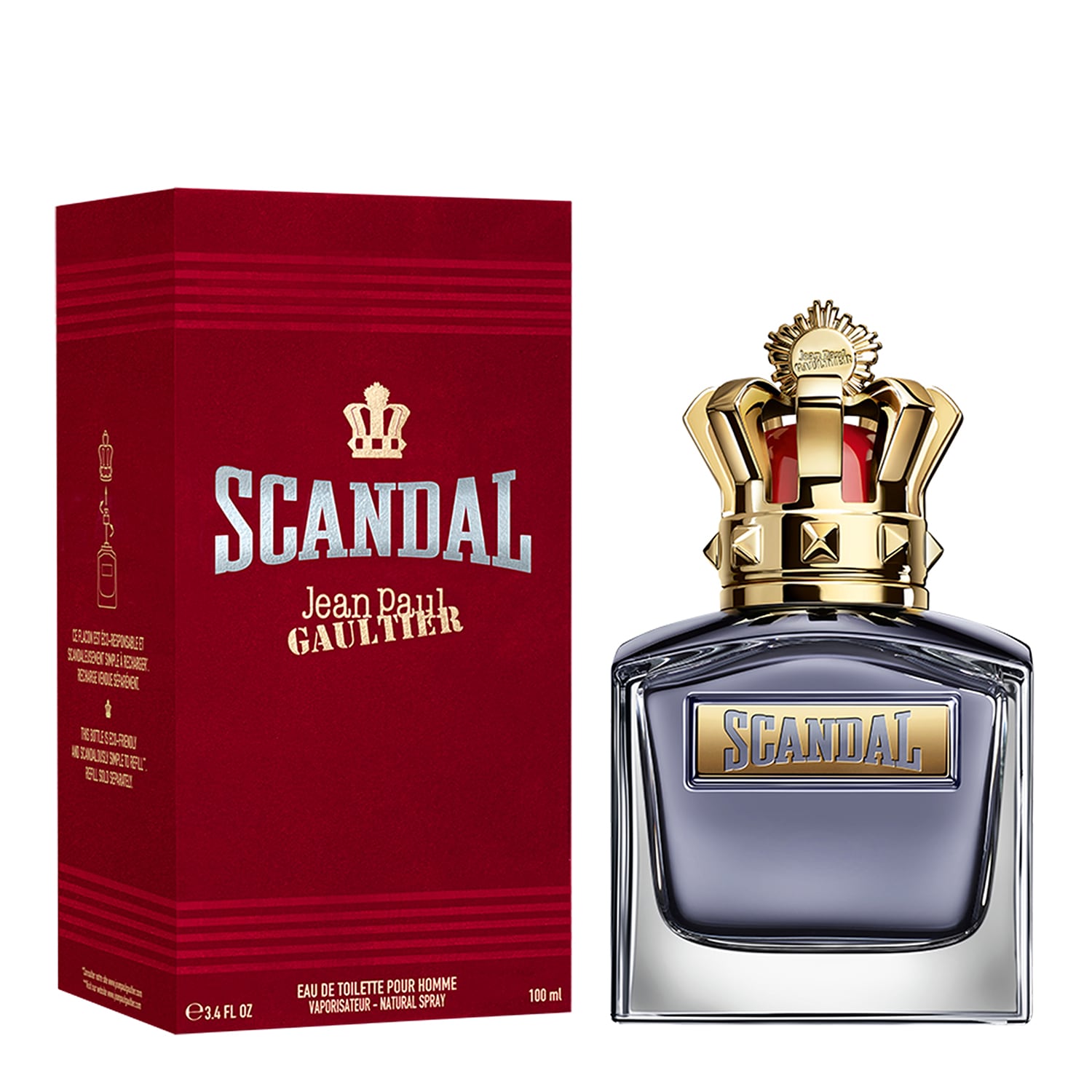 Scandal Pour Homme - Eau de Toilette - Notas de Salvia, Haba Tonka & Vetiver