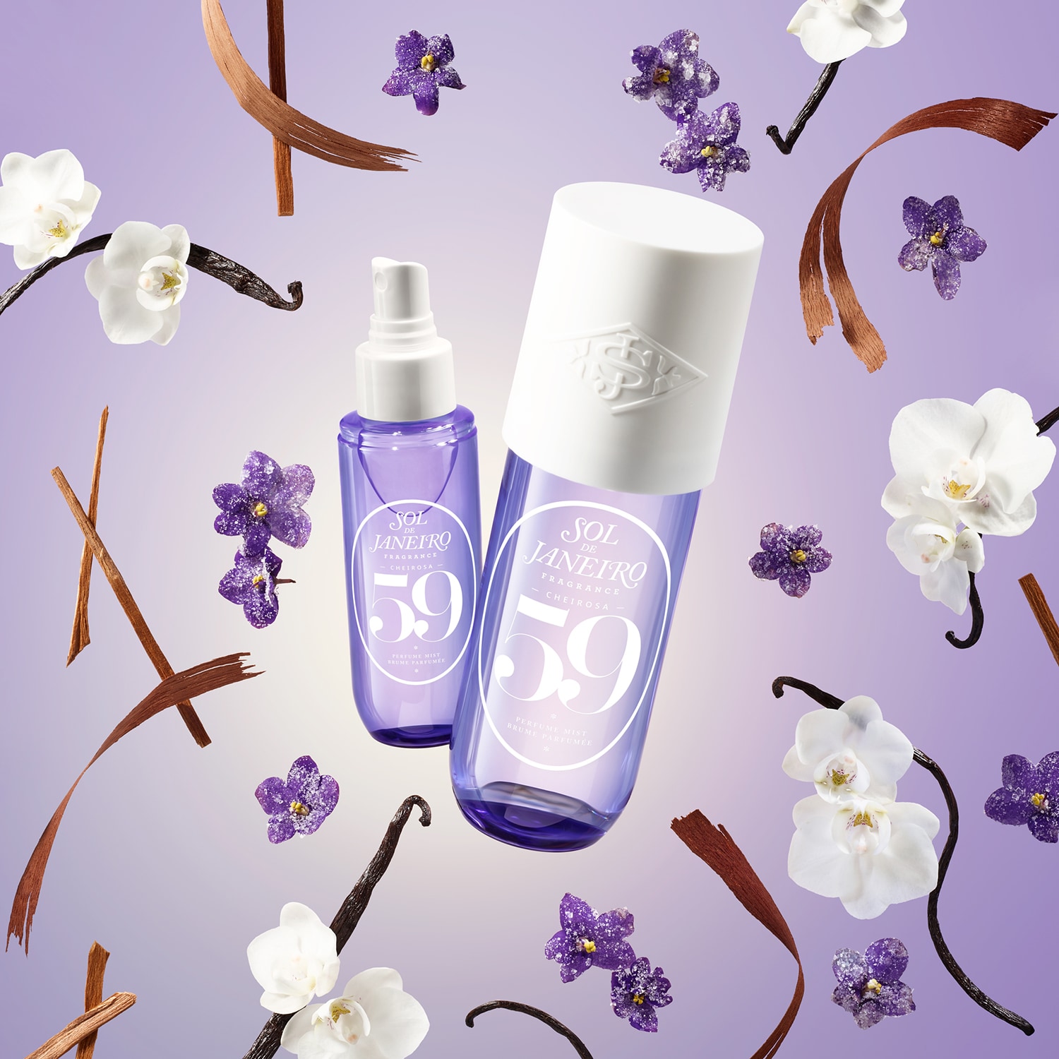 Brazilian Crush Cheirosa 59 - Bruma perfumada para cabello y cuerpo