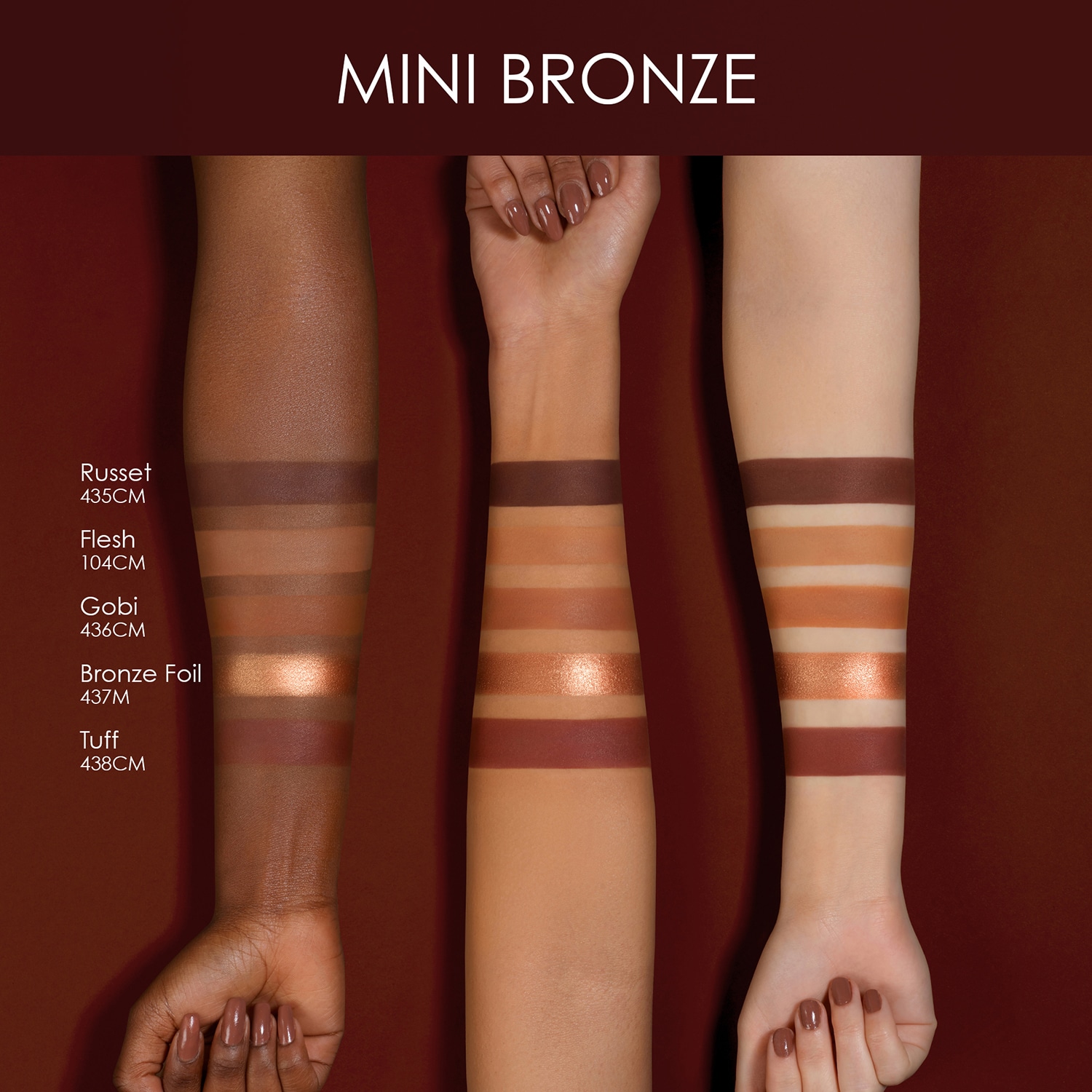 Mini Bronze - Mini Paleta de Sombras de Ojos Tama&ntilde;o Viaje