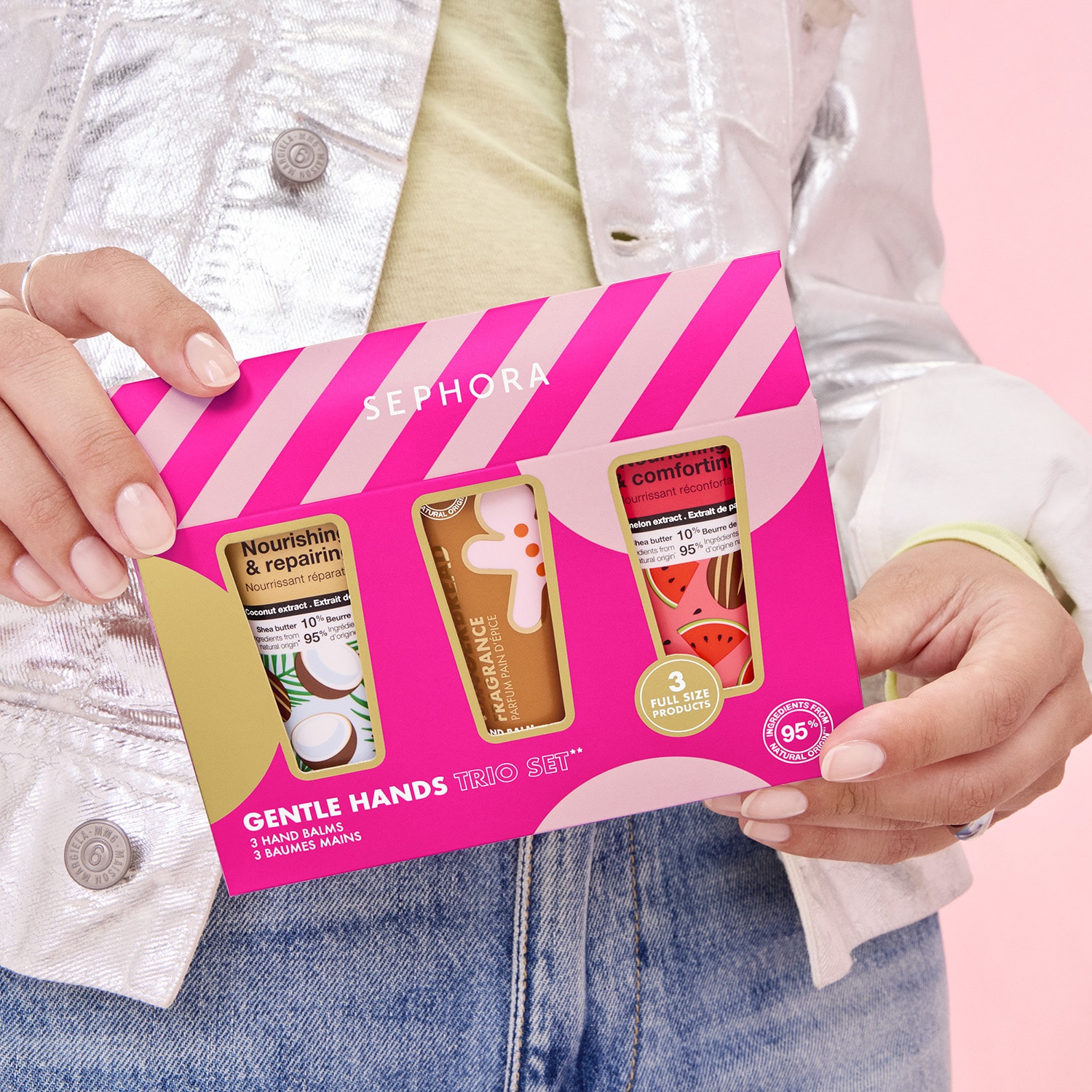 KIT TRIO MAINS - 3 b&aacute;lsamos de manos - 1 aroma de edici&oacute;n limitada