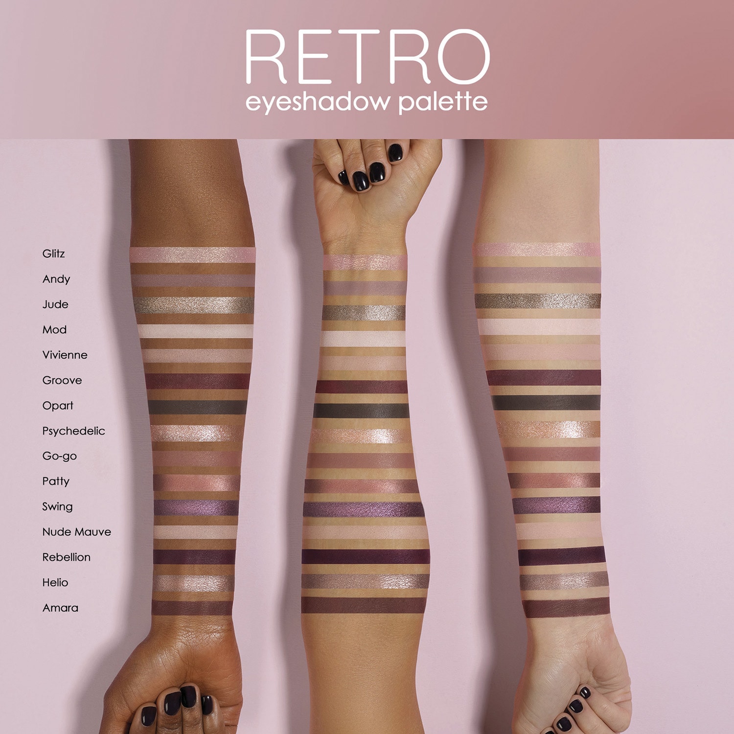 Retro palette - Paleta de sombras de ojos