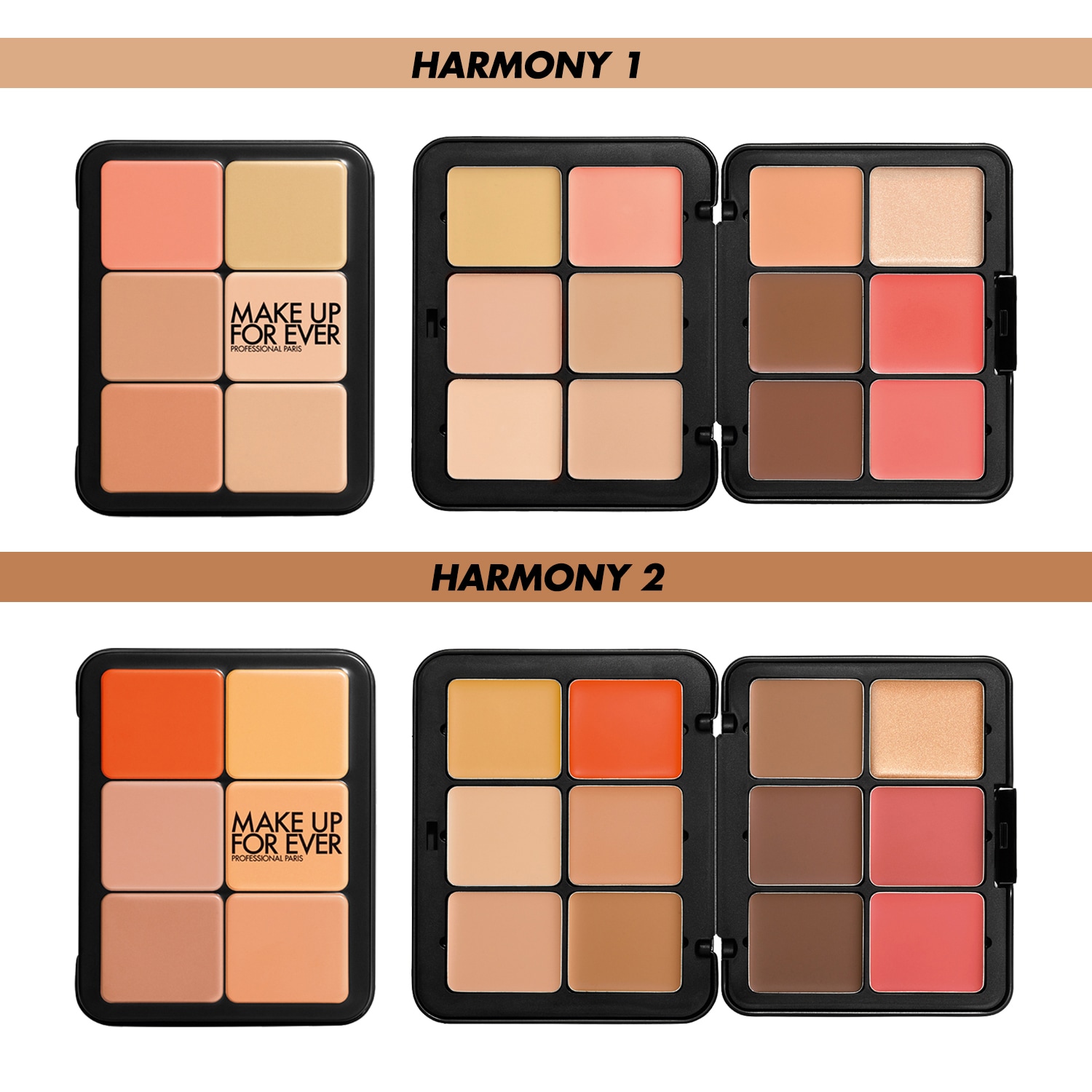 HD Skin All-In-One Palette - Paleta de maquillaje todo en uno