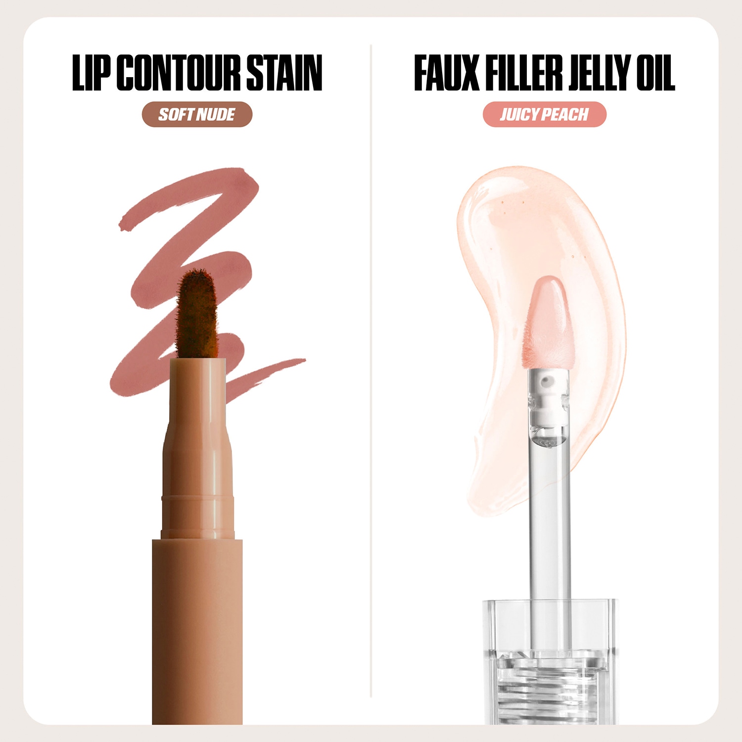 Makeout Sesh Lip Duo Peachy Nudes - Set para labios