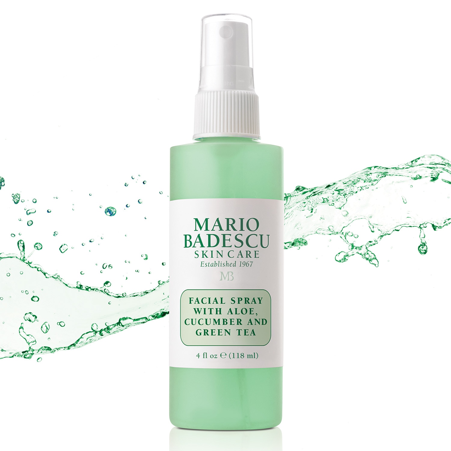 Facial Spray with Aloe, Cucumber and Green Tea - Spray facial pepino