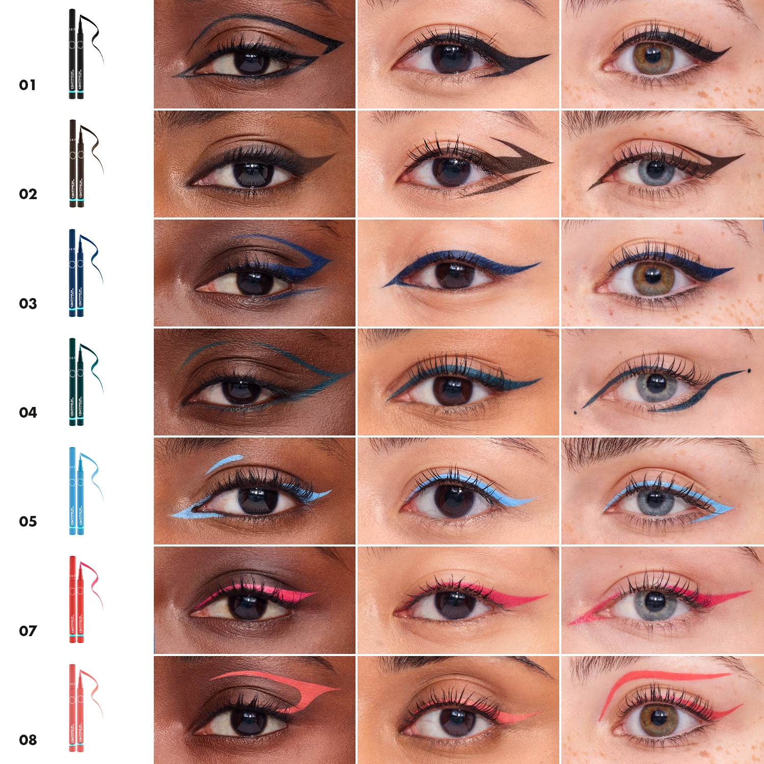 12H Intense Ink Felt Liner Classic Line - Eyeliner Rotulador Preciso e Intenso