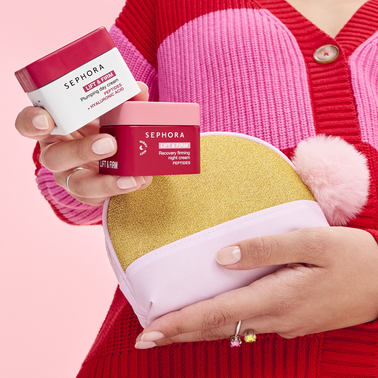 D&uacute;o efecto lifting y reafirmante - Crema de d&iacute;a y de noche